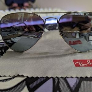 Aviator classic Grey silver glasses